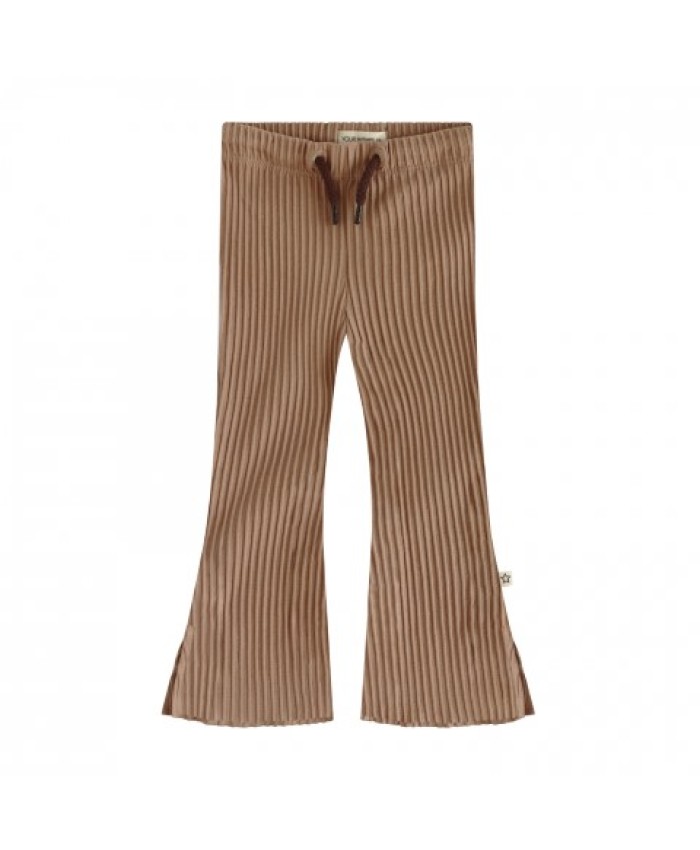 Your Whishes  Pants Wide Rib Geertje Walnut